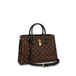 Louis Vuitton Flower Tote Black M43550 Red M43553