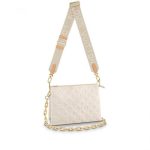 Louis Vuitton Coussin PM Cream M21262 Black M21260