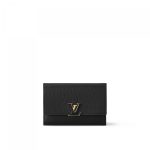 Louis Vuitton M62157 Capucines Compact Wallet Black Pink