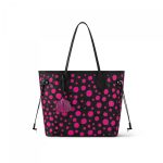 Louis Vuitton LV x YK Neverfull MM M46419 Noir Fuchsia