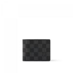 Louis Vuitton N63261 Slender Wallet Damier Graphite Canvas